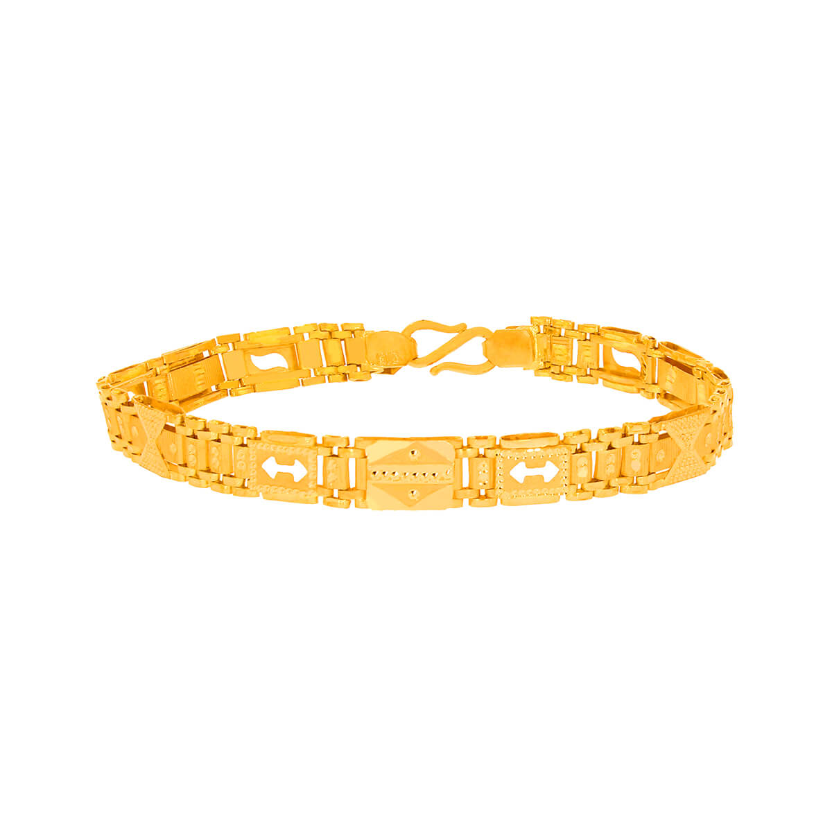 Mens hand bracelet deals gold