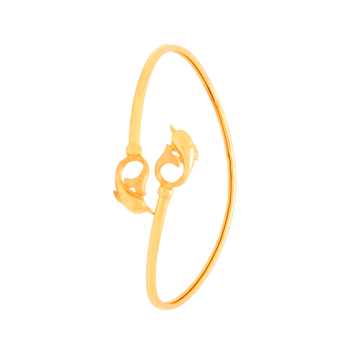 Charming Yellow Gold Dolphin Bracelet