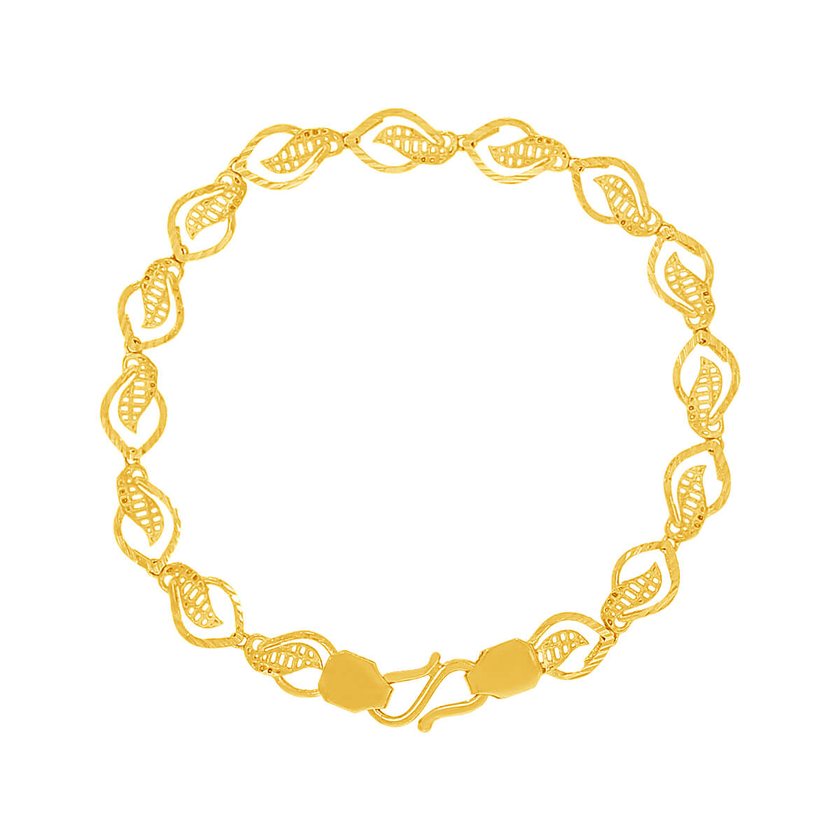 The Divija Gold Bracelet with Free Gold Coin