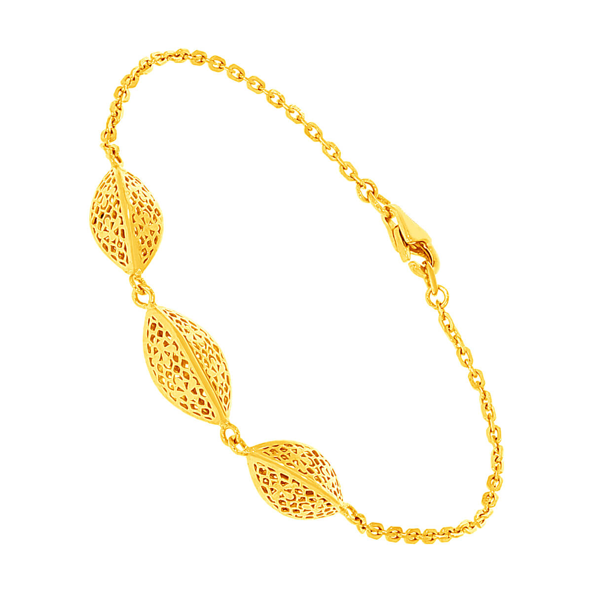 Elegant Knot Gold Bracelet