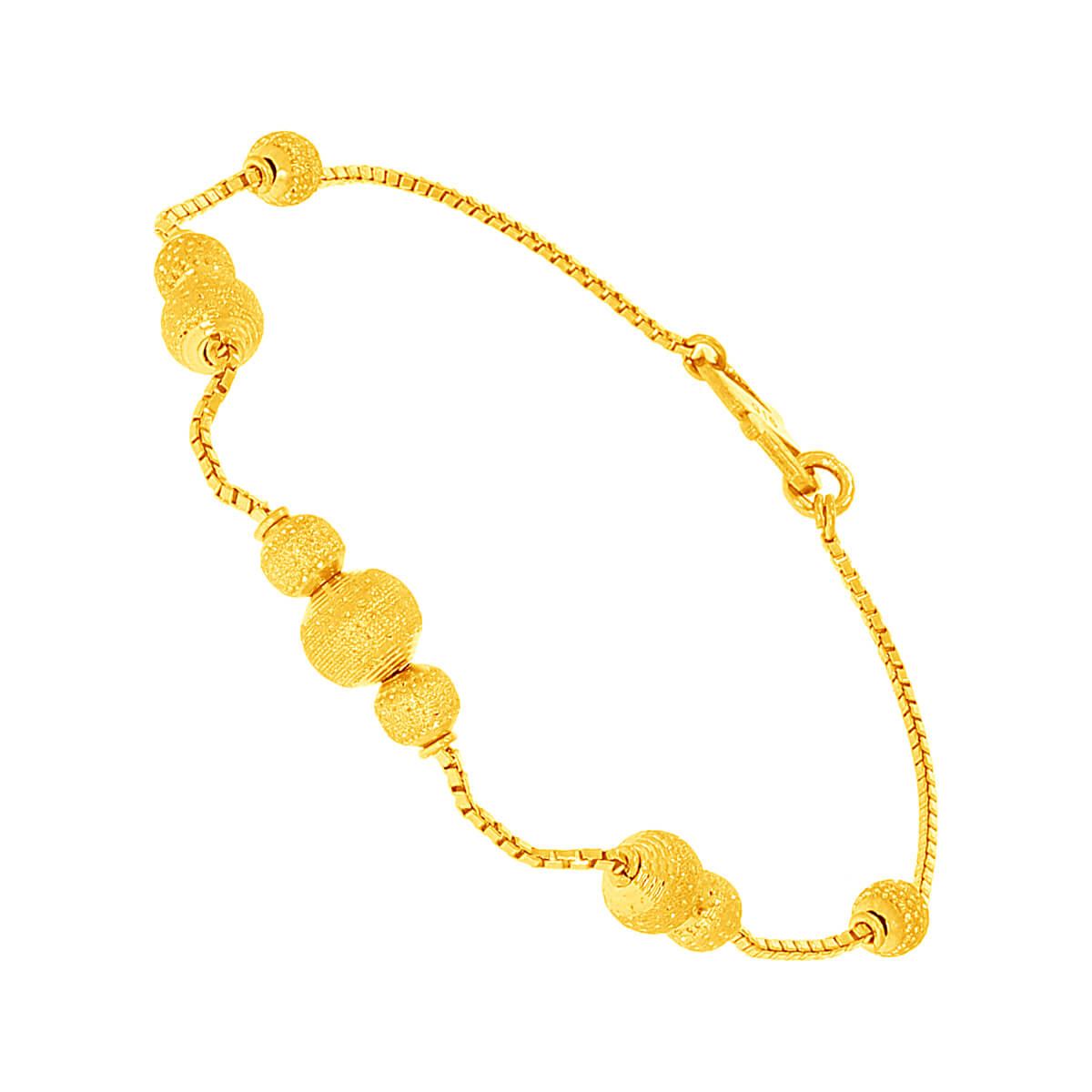 Mahima Gold Bracelet with Free Gold Coin