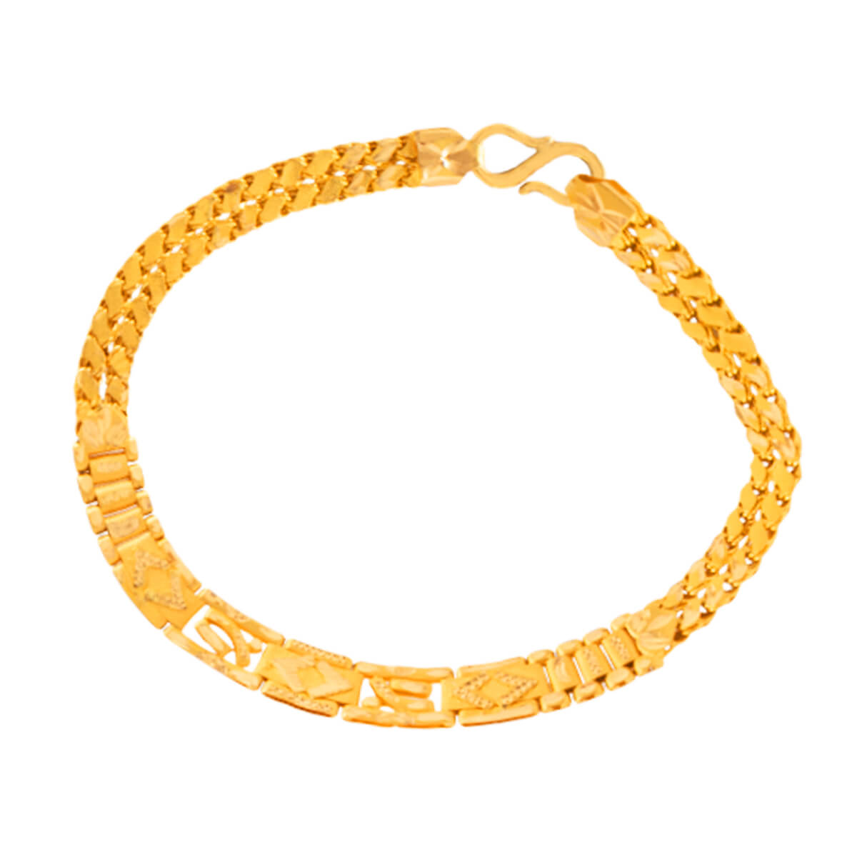 Ridansh Gold Bracelet with Free Gold Coin