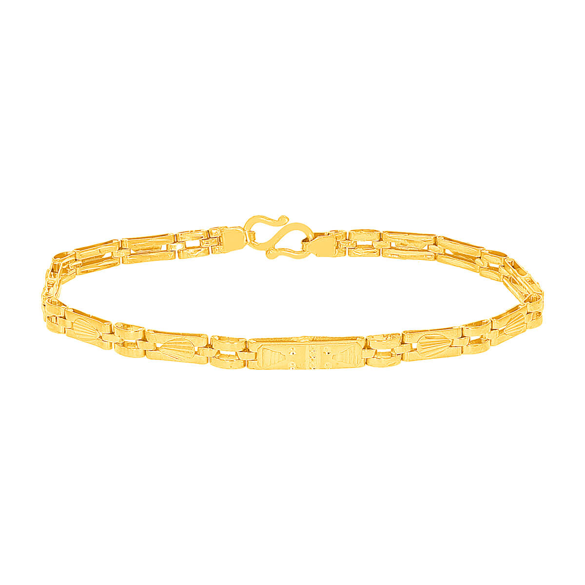 Navish Gold Bracelet with Free Gold Coin