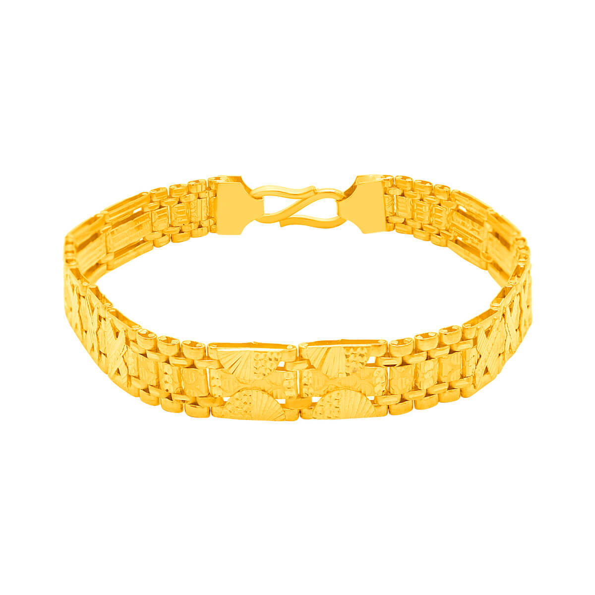 Inquisitive Gemini Gold Bracelet with Free Gold Coin