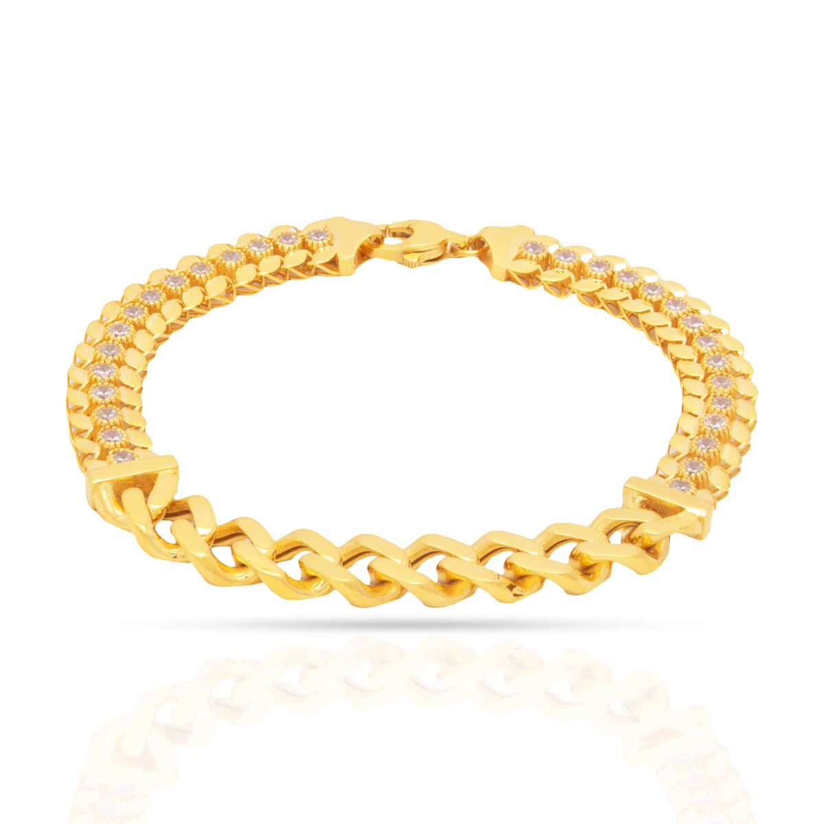 Gold Bracelet with Free Gold Coin