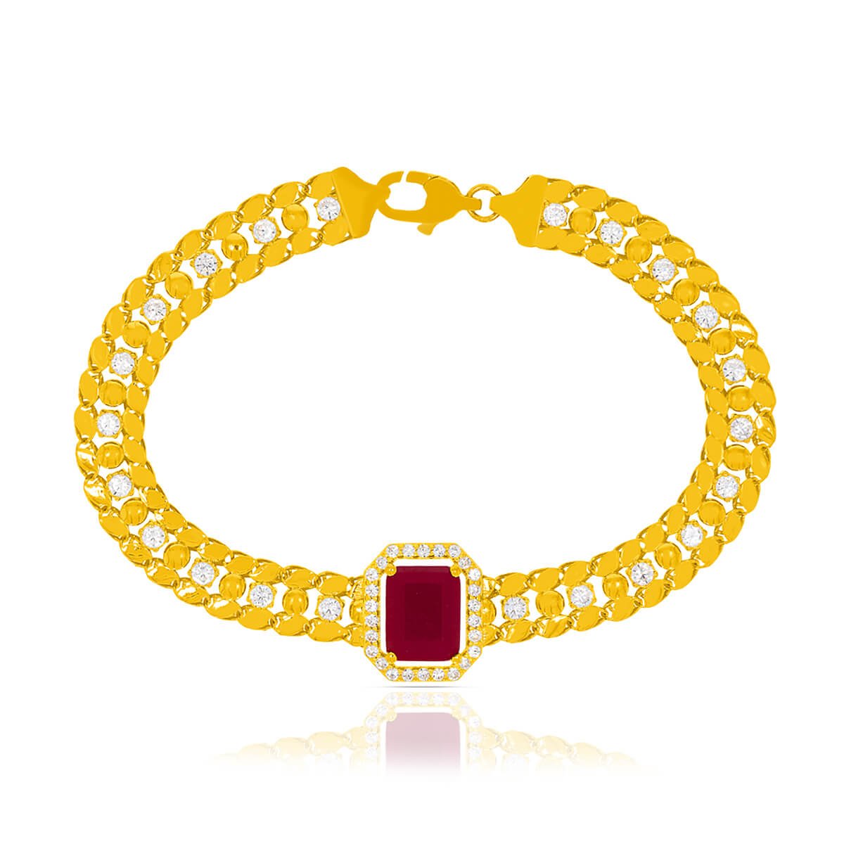 Rubica Gold Bracelet