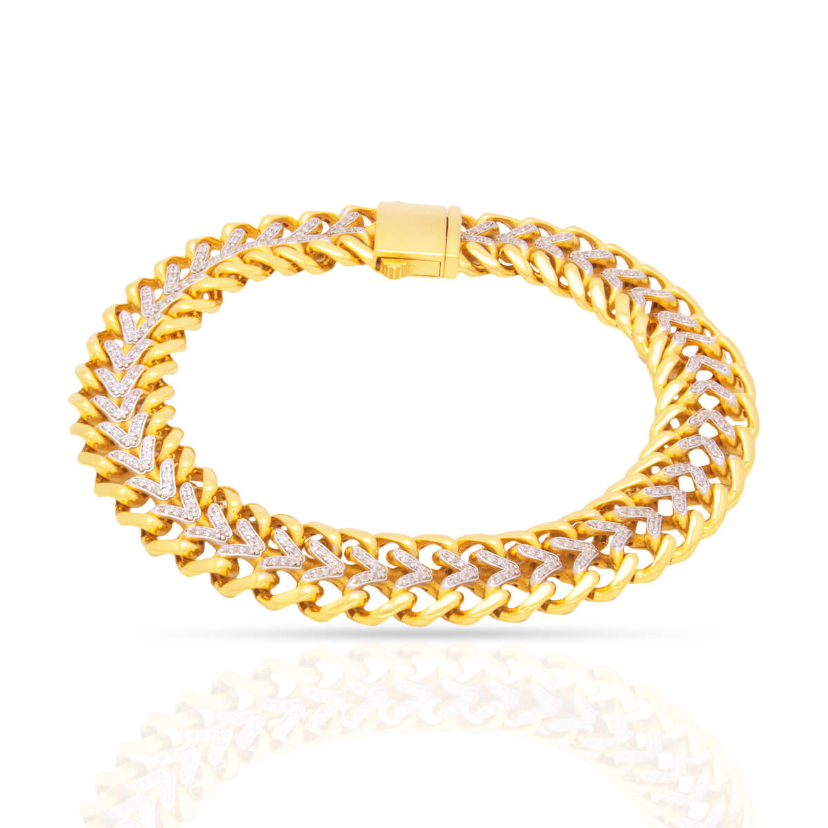 Gold Bracelet with Free Gold Coin