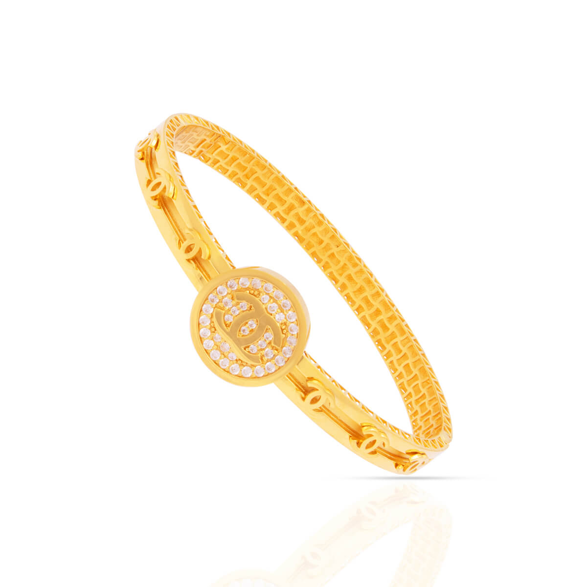 Gold Bracelet with Free Gold Coin