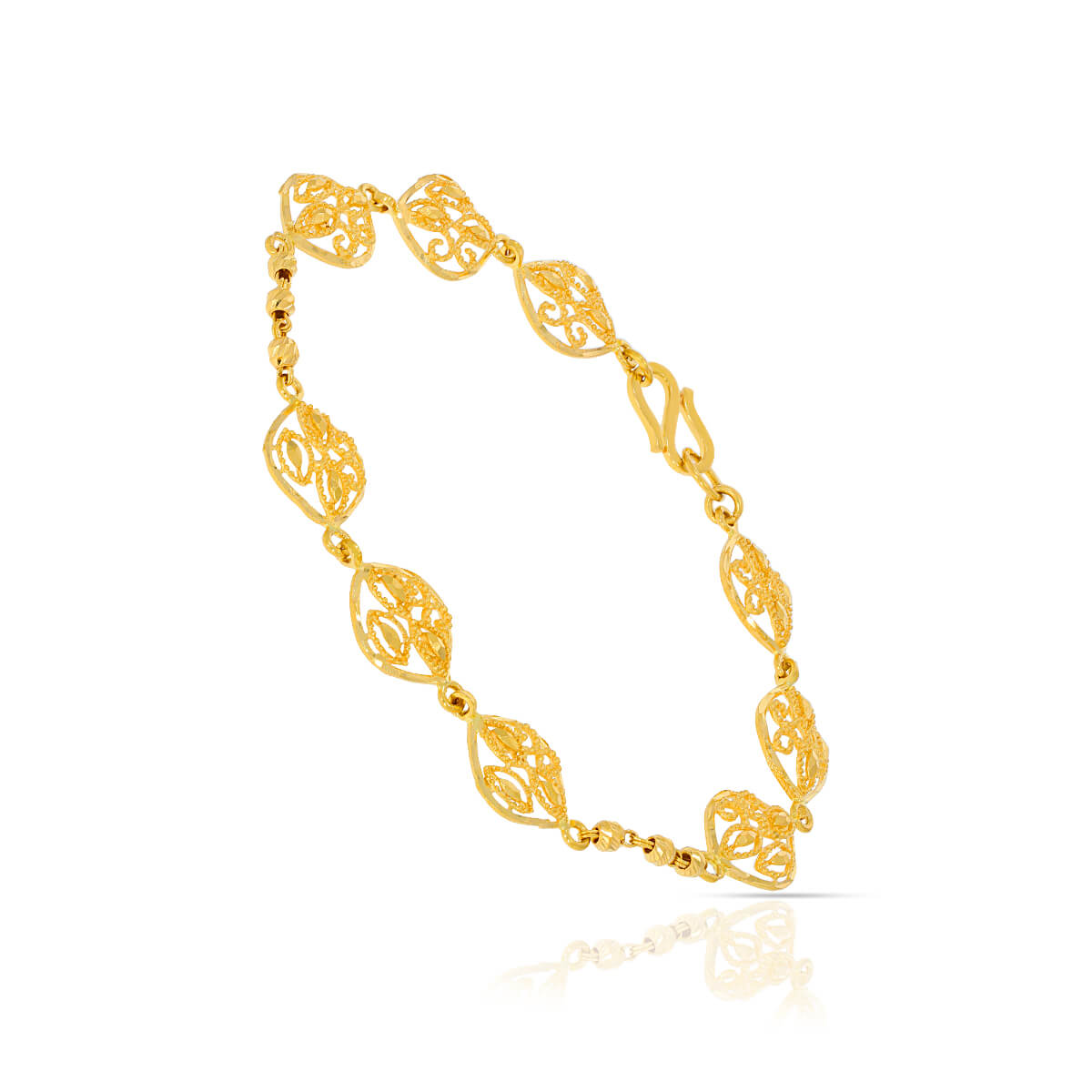 Gold Bracelet with Free Gold Coin