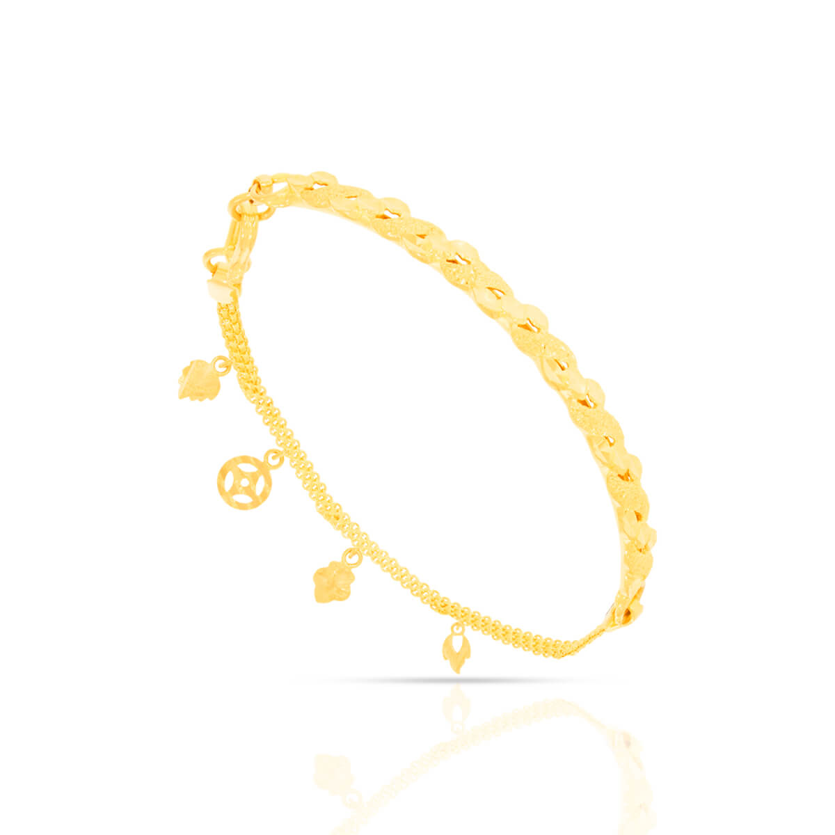 Celestial Charmscape Gold Bracelet with Free Gold Coin