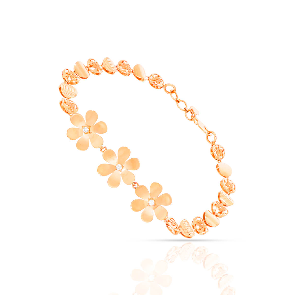 Wildflower Wander Gold Bracelet with Free Gold Coin