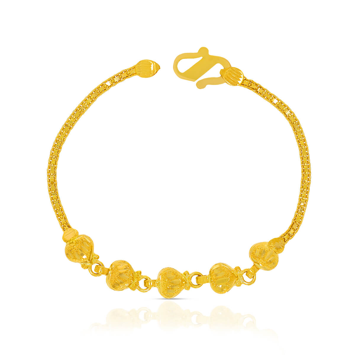 Gold Bracelet For Kids with Free Gold Coin