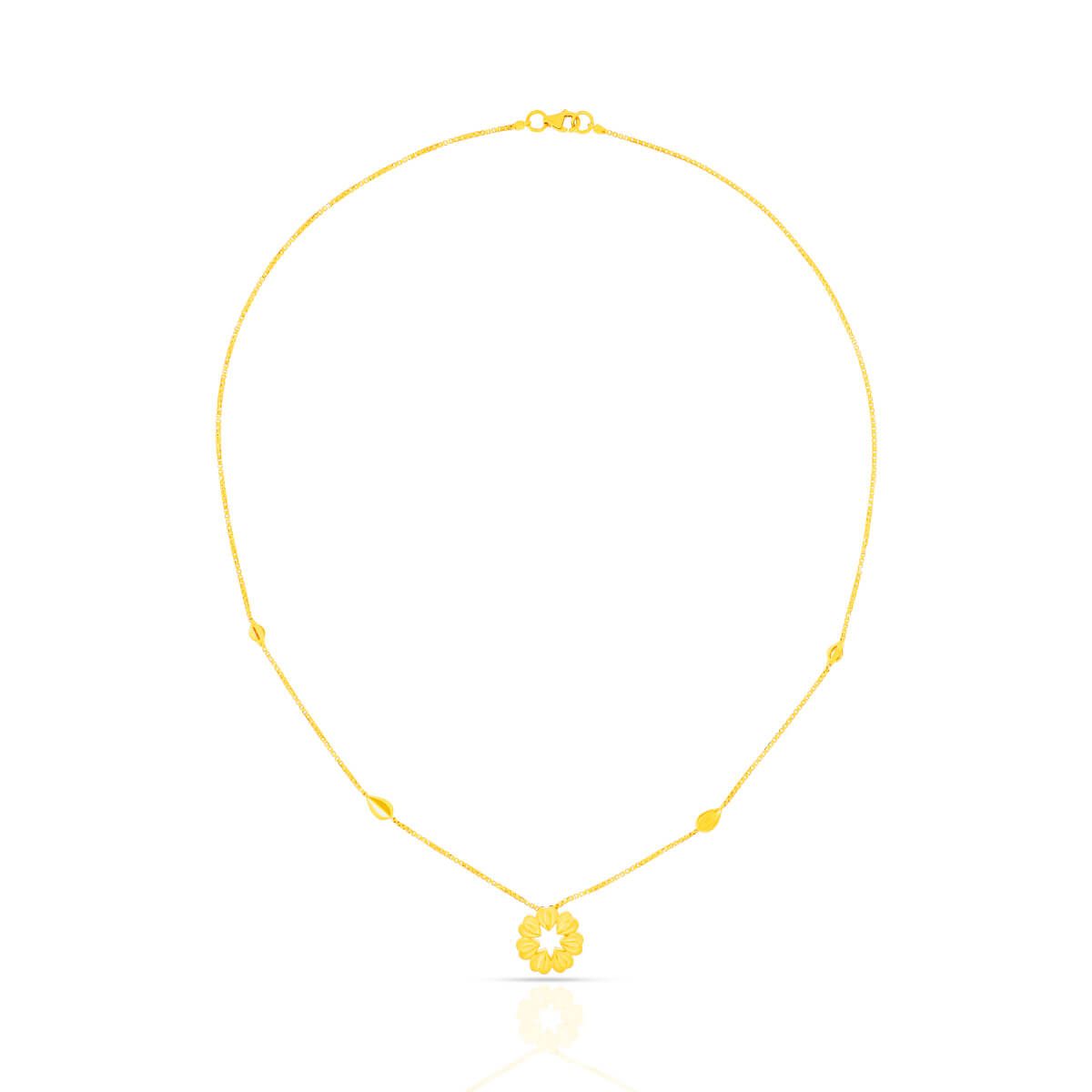 Blooming Elegance Gold Chain with Free Gold Coin