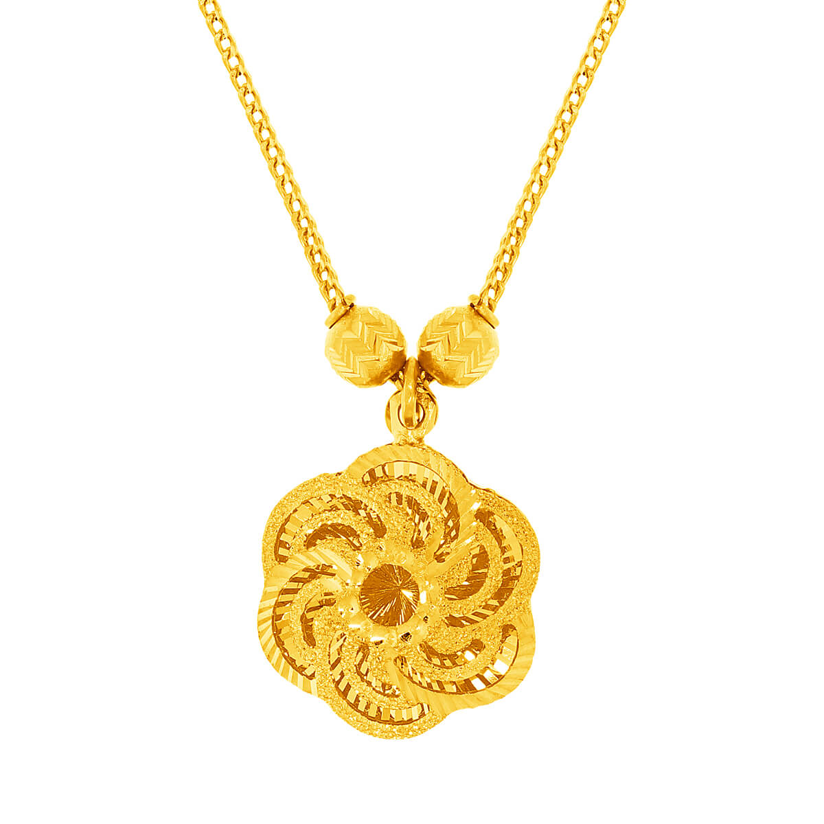 Fleuret Gold Mini Necklace with Free Gold Coin