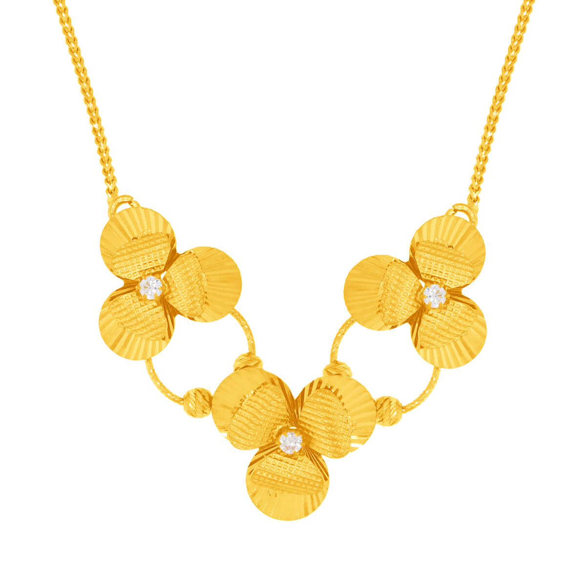 Trivisha Gold Chain with Free Gold Coin