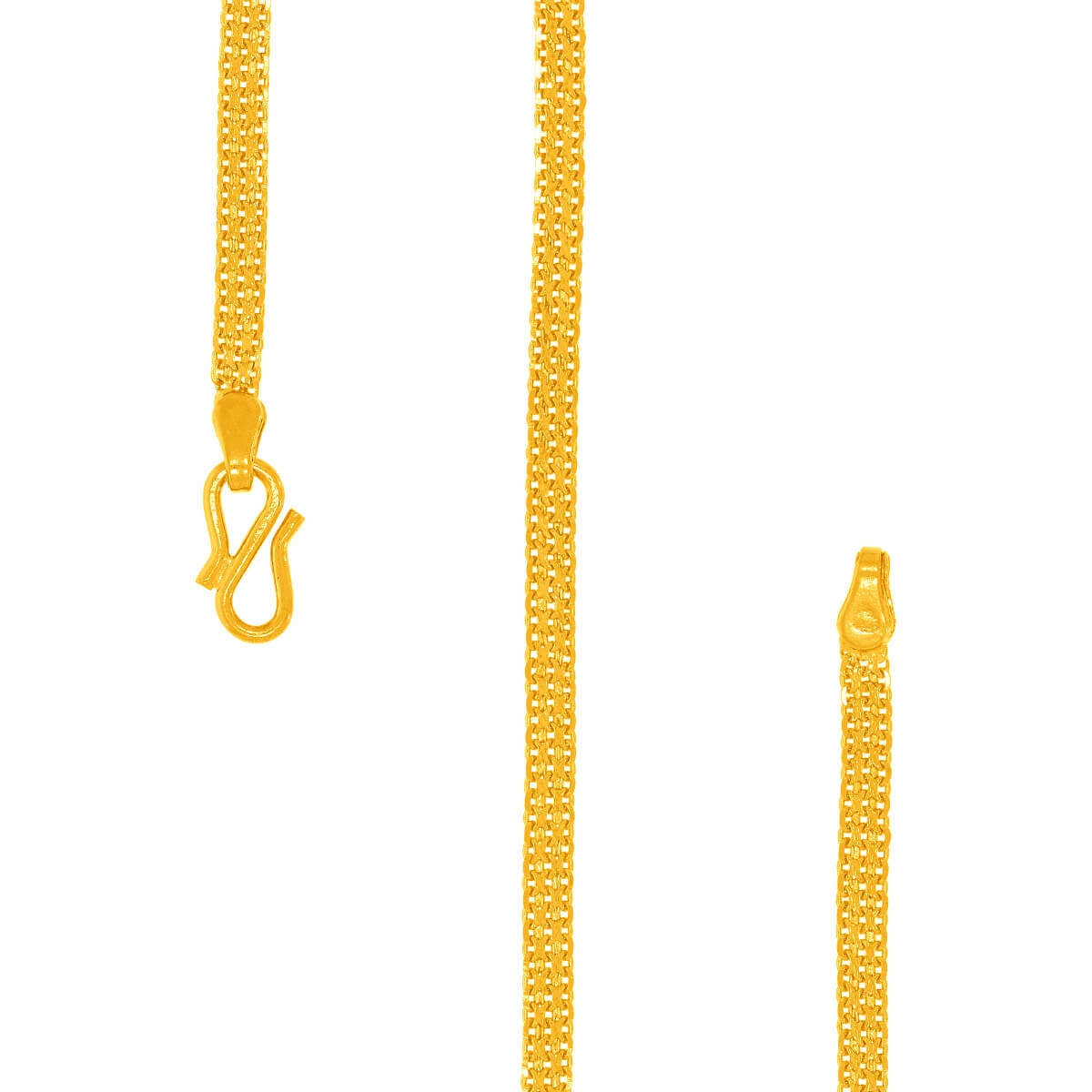 Bold and Beautiful Thick Gold Chain with Free Gold Coin