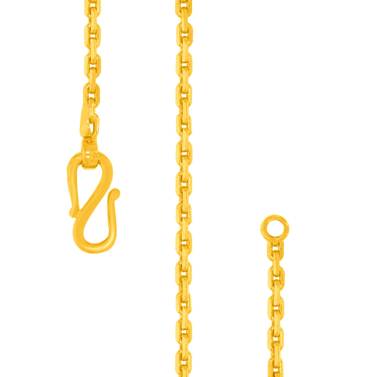 Sleek Glourious Gold Chain with Free Gold Coin