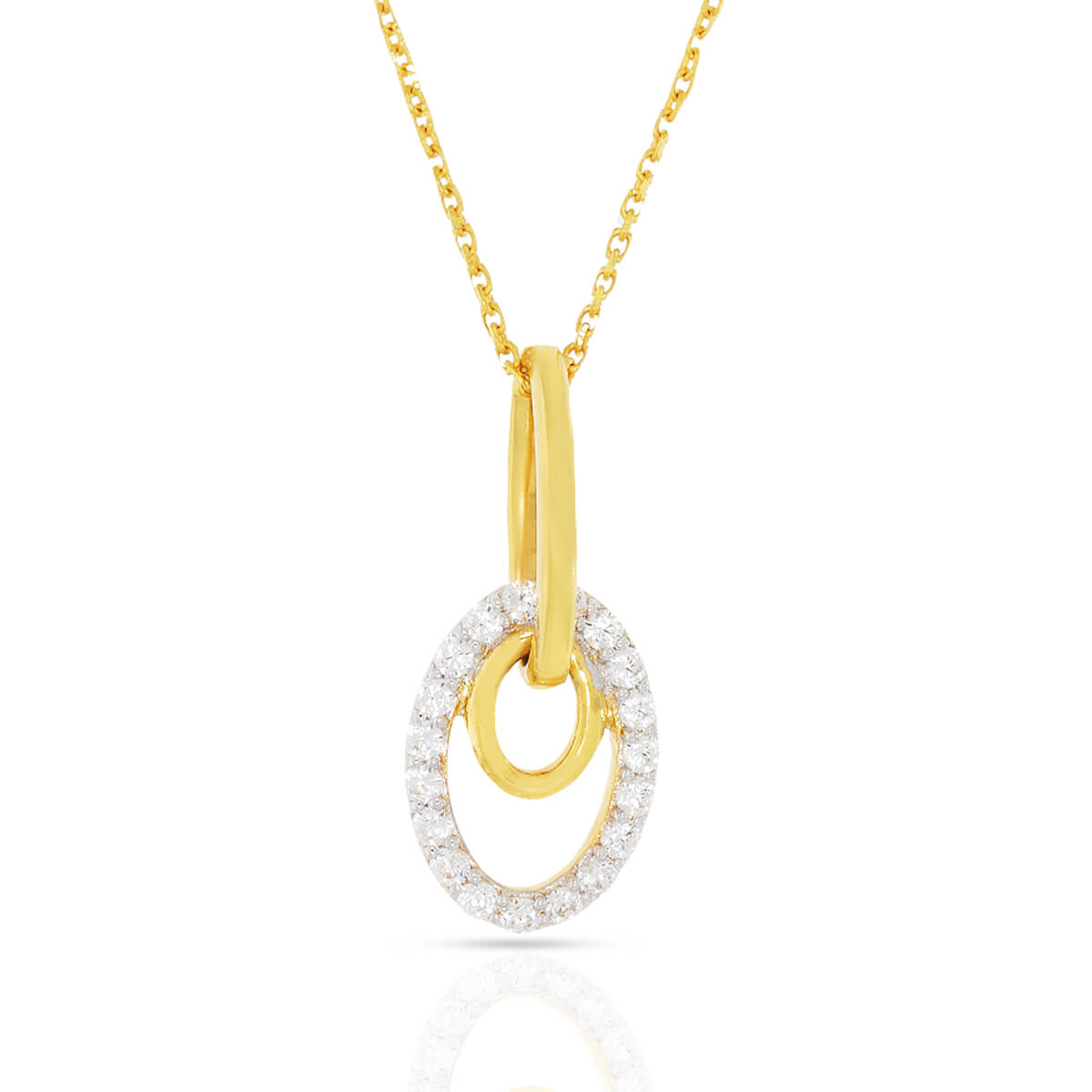 Captivating Taniksha Gold Chain With Pendant with Free Gold Coin