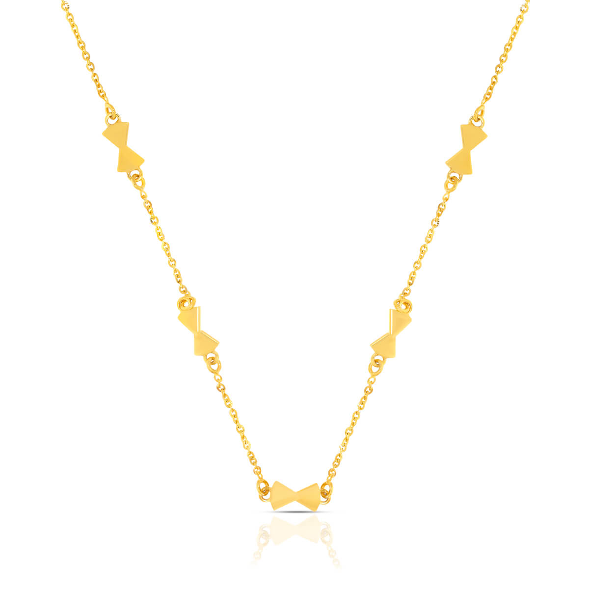 Gold Mini Necklace with Free Gold Coin