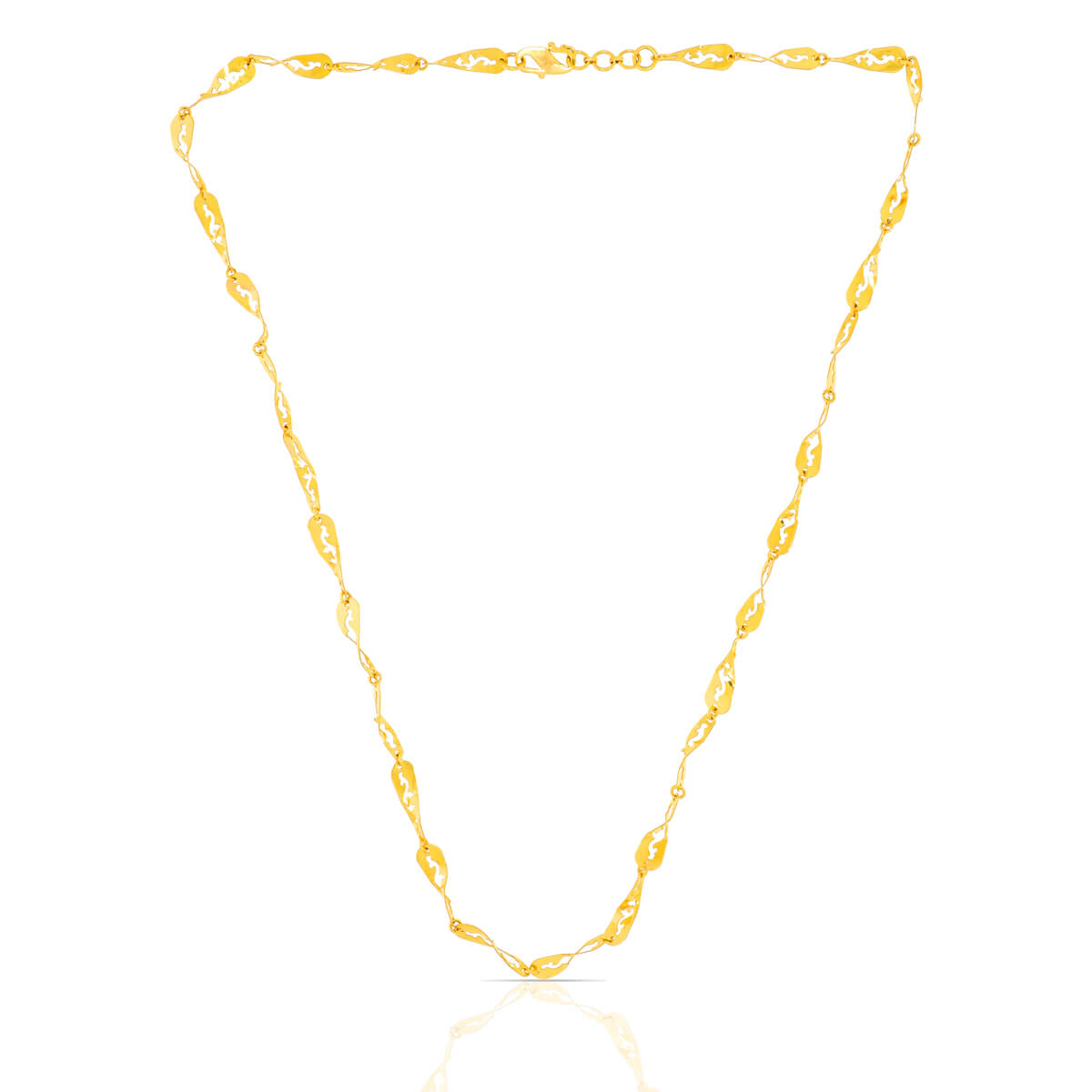 Elegant Essential Gold Fancy Mini Chain Necklace with Free Gold Coin