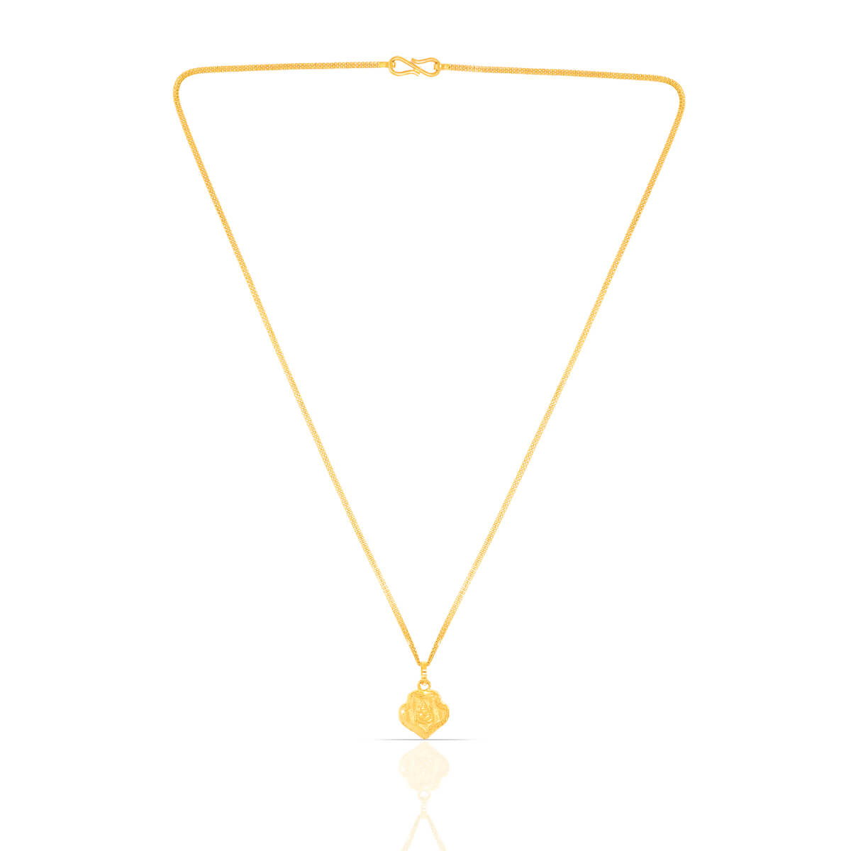 Charming Adornments Gold Kids Chain Pendant with Free Gold Coin