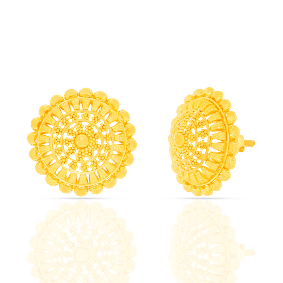 Vintage Gold Tops Earrings