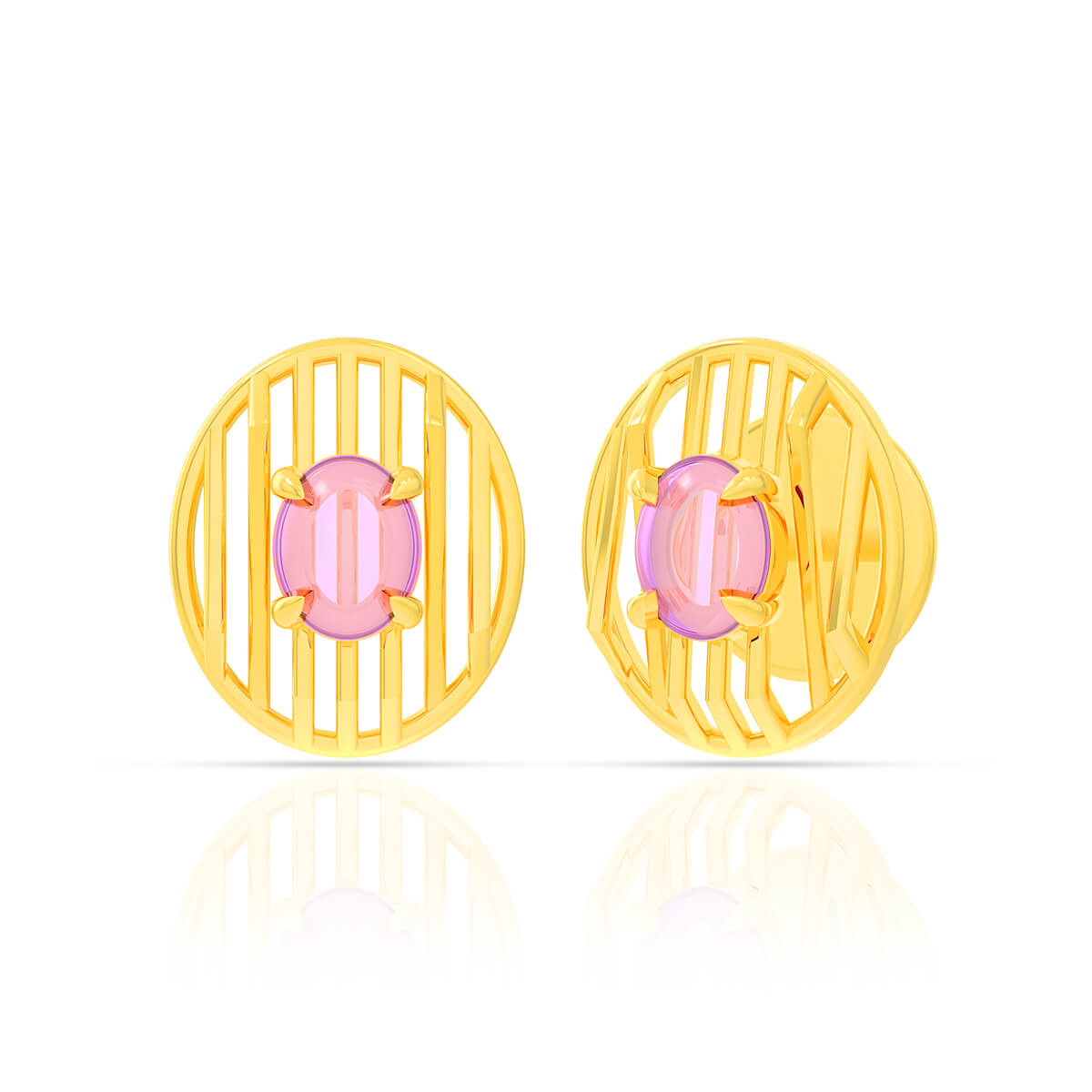 Gold Earring with Free Gold Coin