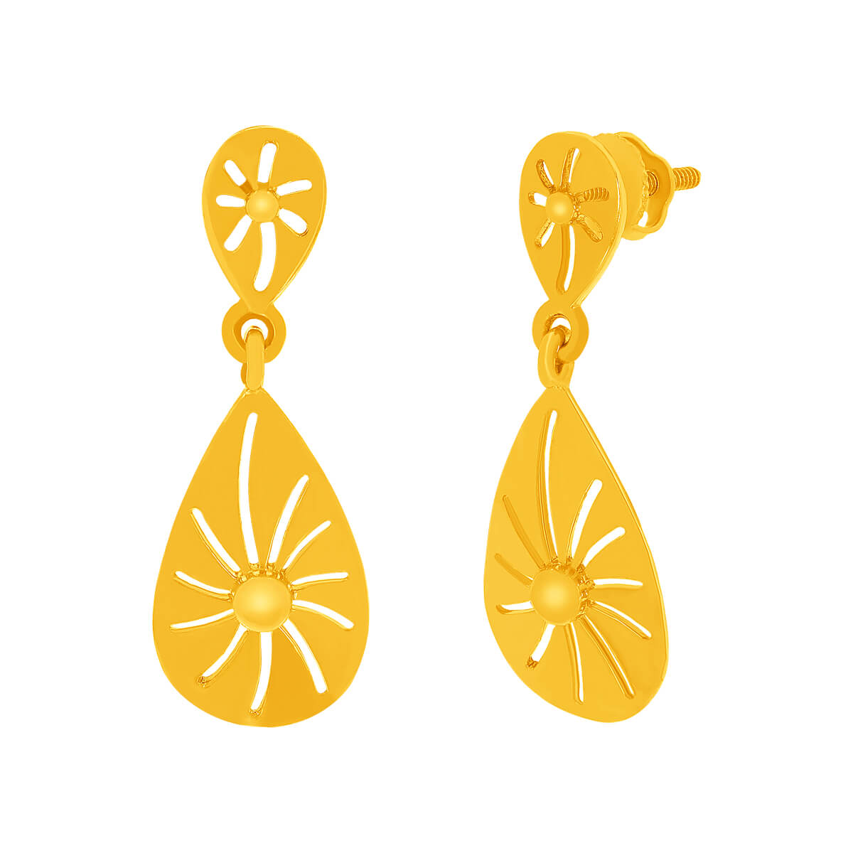 Kalki Gold Earring with Free Gold Coin