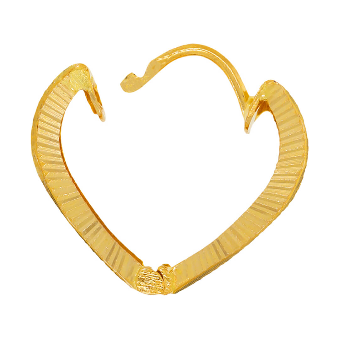 Buy 22Kt Wonder Kids V Shape Gold Hoop Earrings 78VX5025 Online from  Vaibhav Jewellers