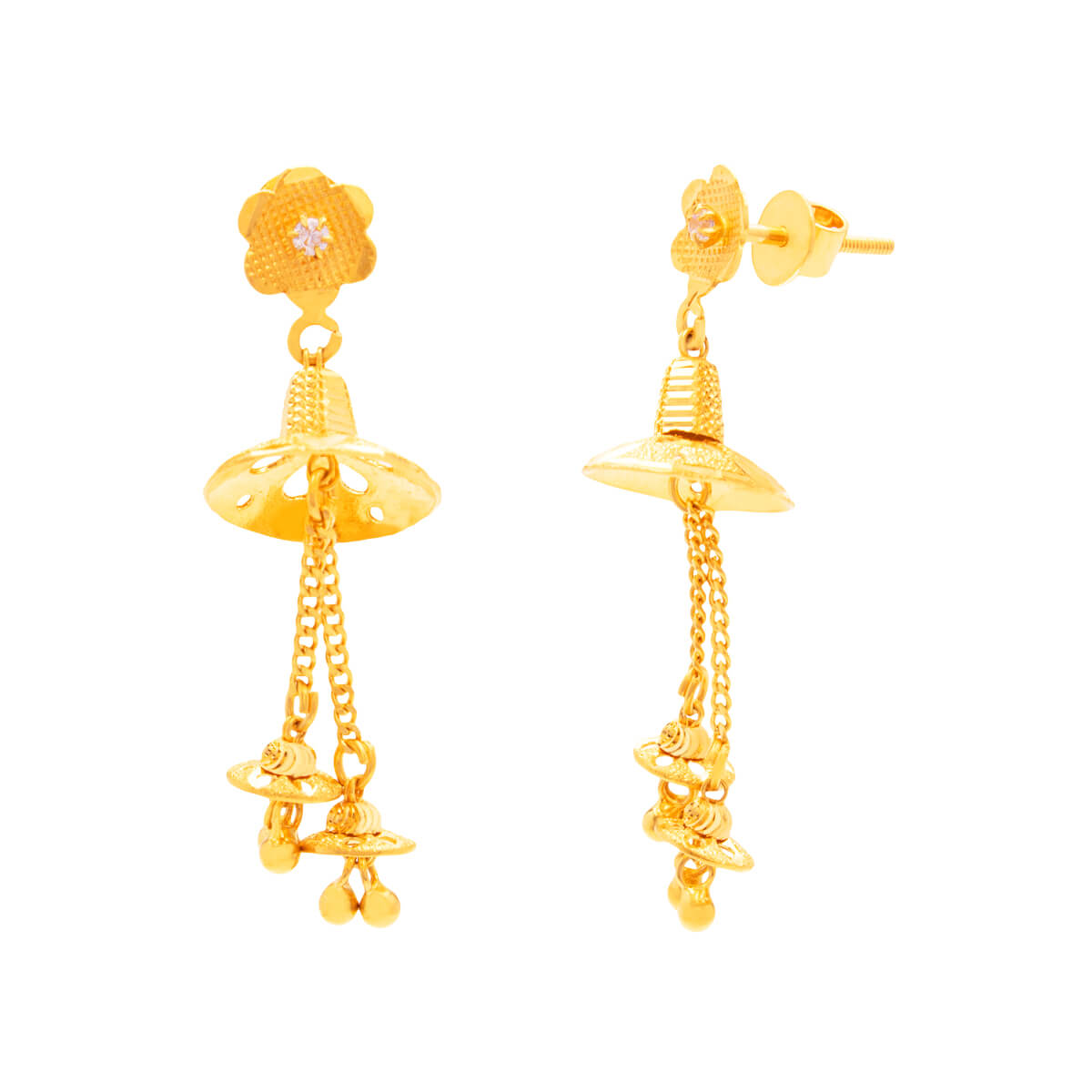 Nishok Gold Earrings