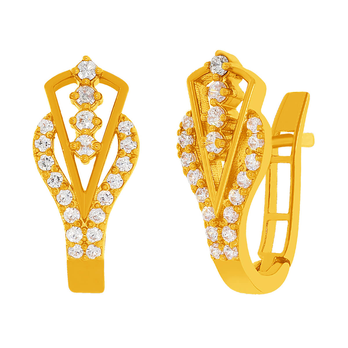 Tashvi Golg Earring with Free Gold Coin