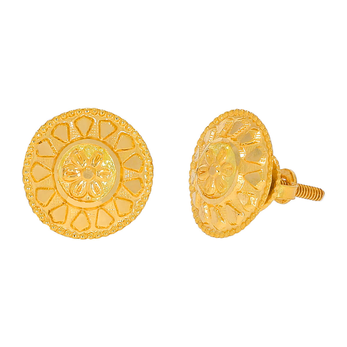 Orbit Gold Earring