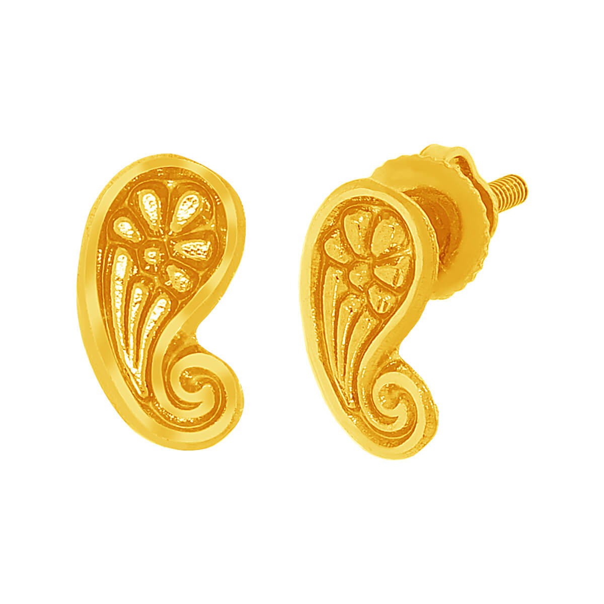 Nimah Gold Earring with Free Gold Coin