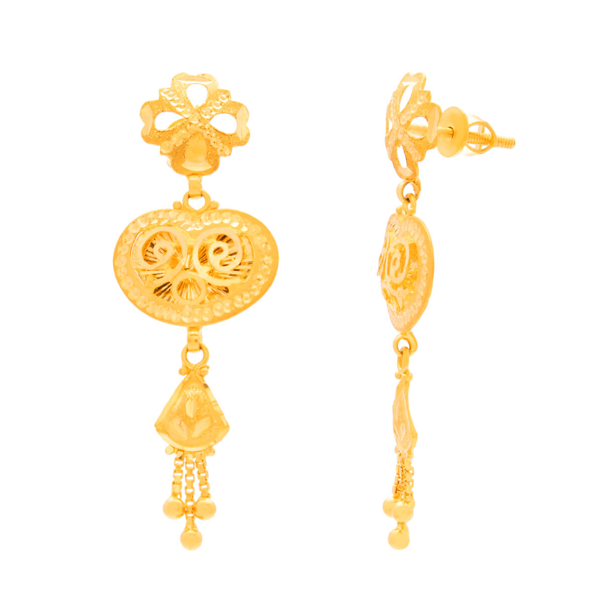 Chakshan Gold Earrings