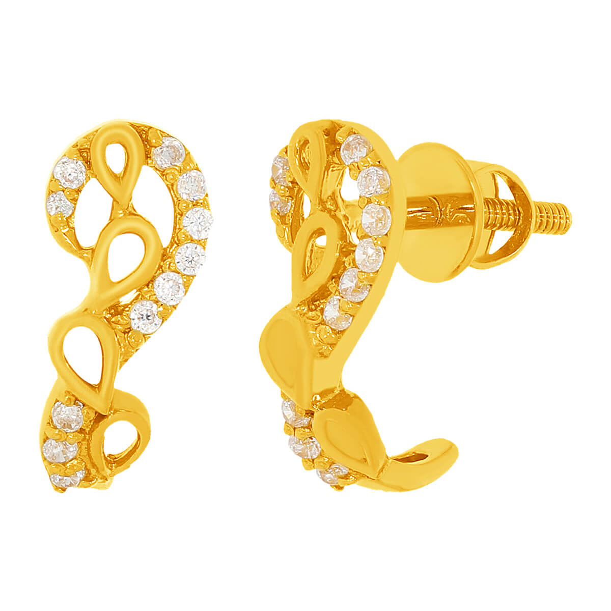 Juliana Gold Earring with Free Gold Coin