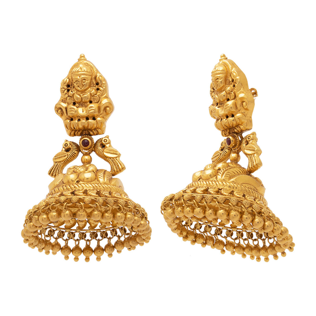 Rivana Gold Jhumka Earring