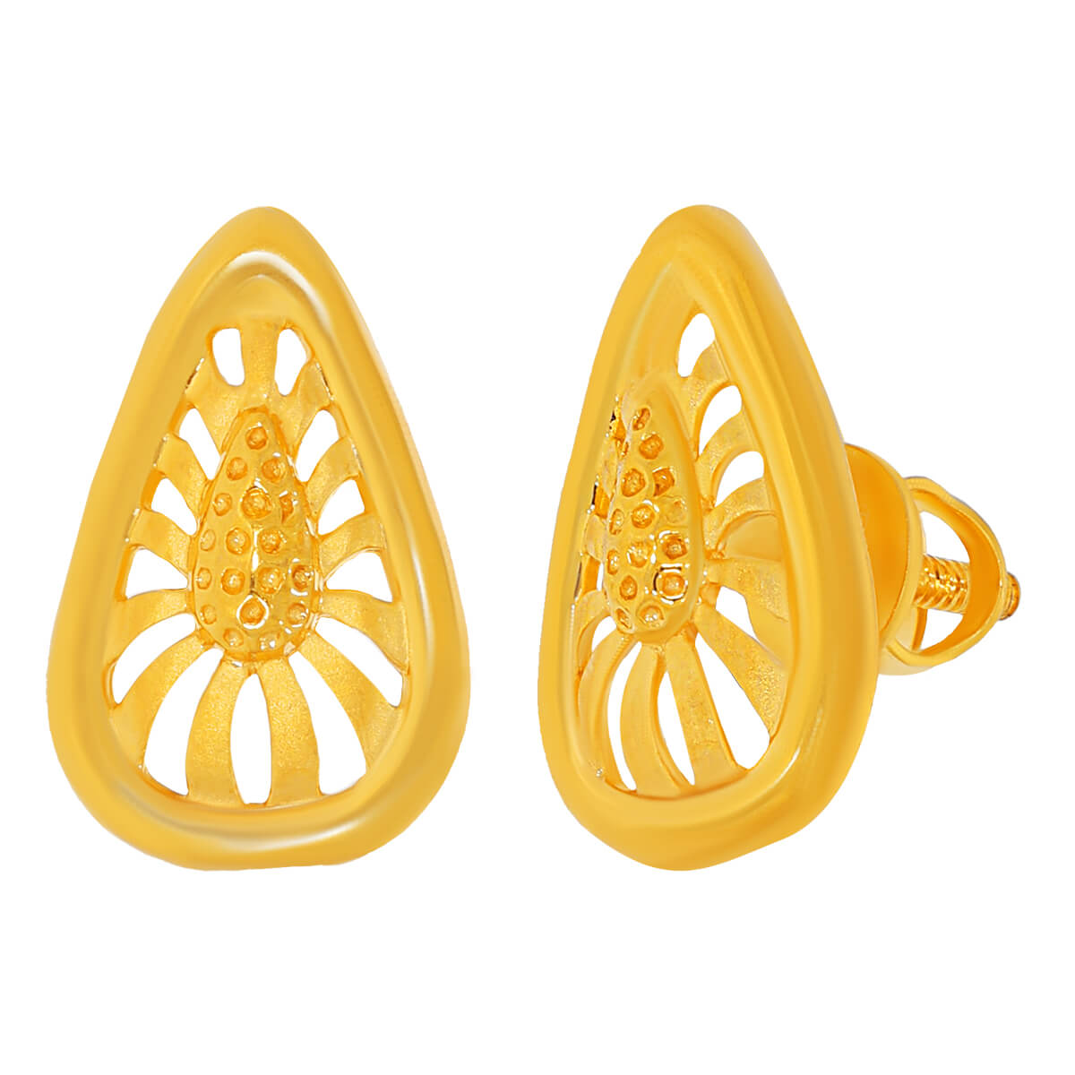 Pritiksha Gold Earring with Free Gold Coin