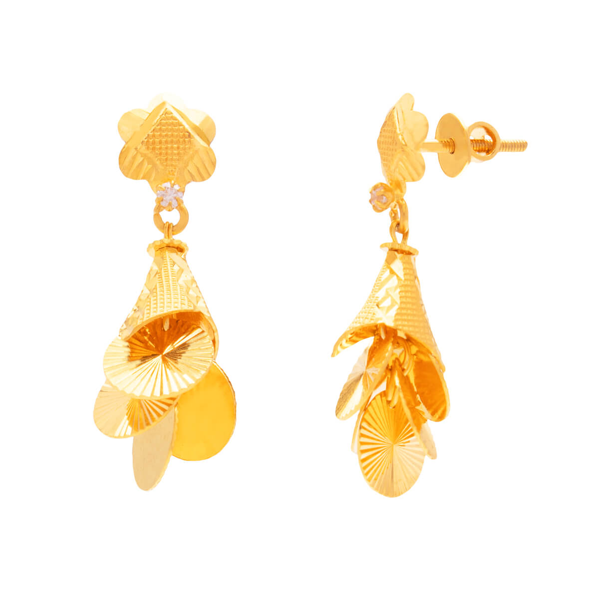 Navish Gold Earrings