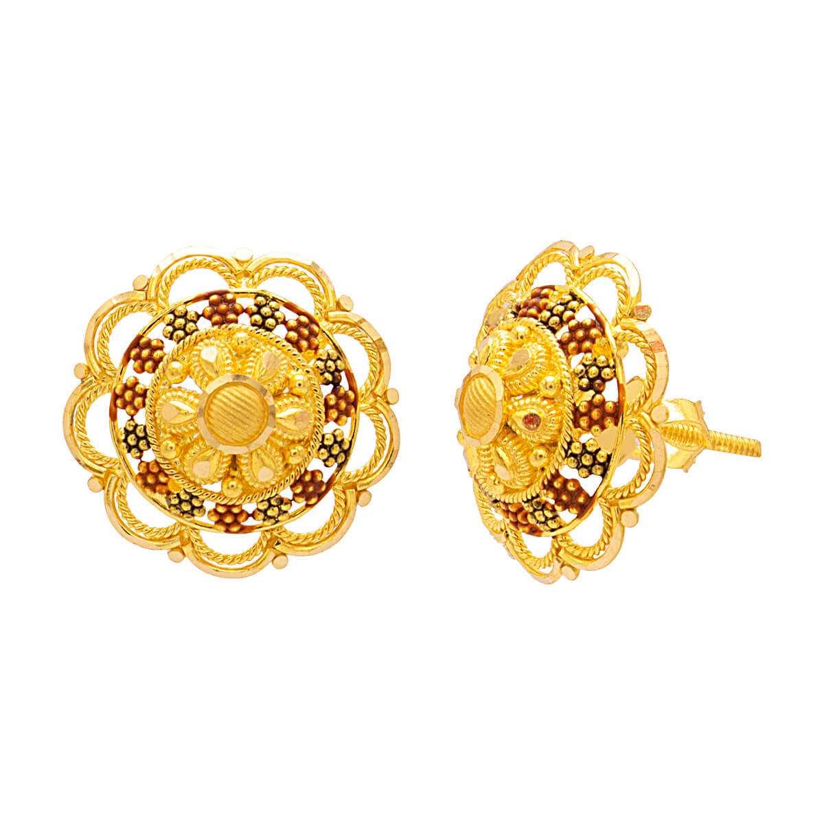 Manshavi Gold Earring