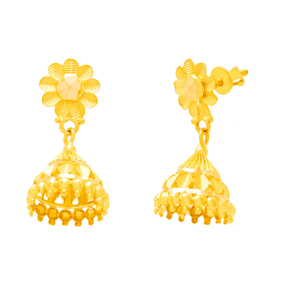 Kevit Gold Earring with Free Gold Coin