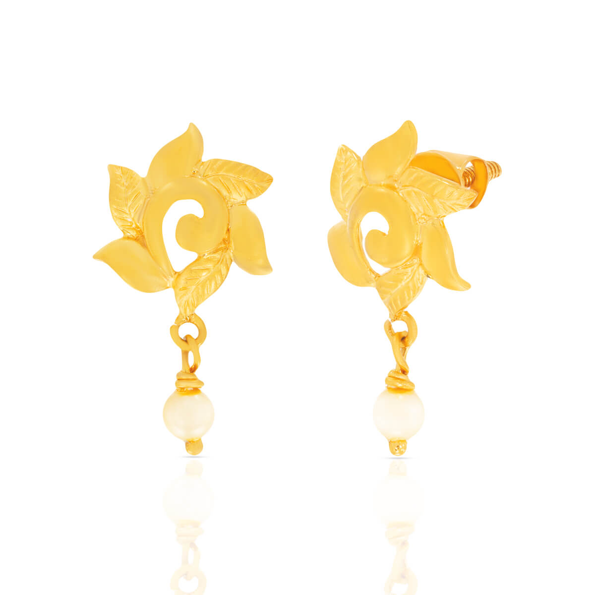 Gold Earring with Free Gold Coin