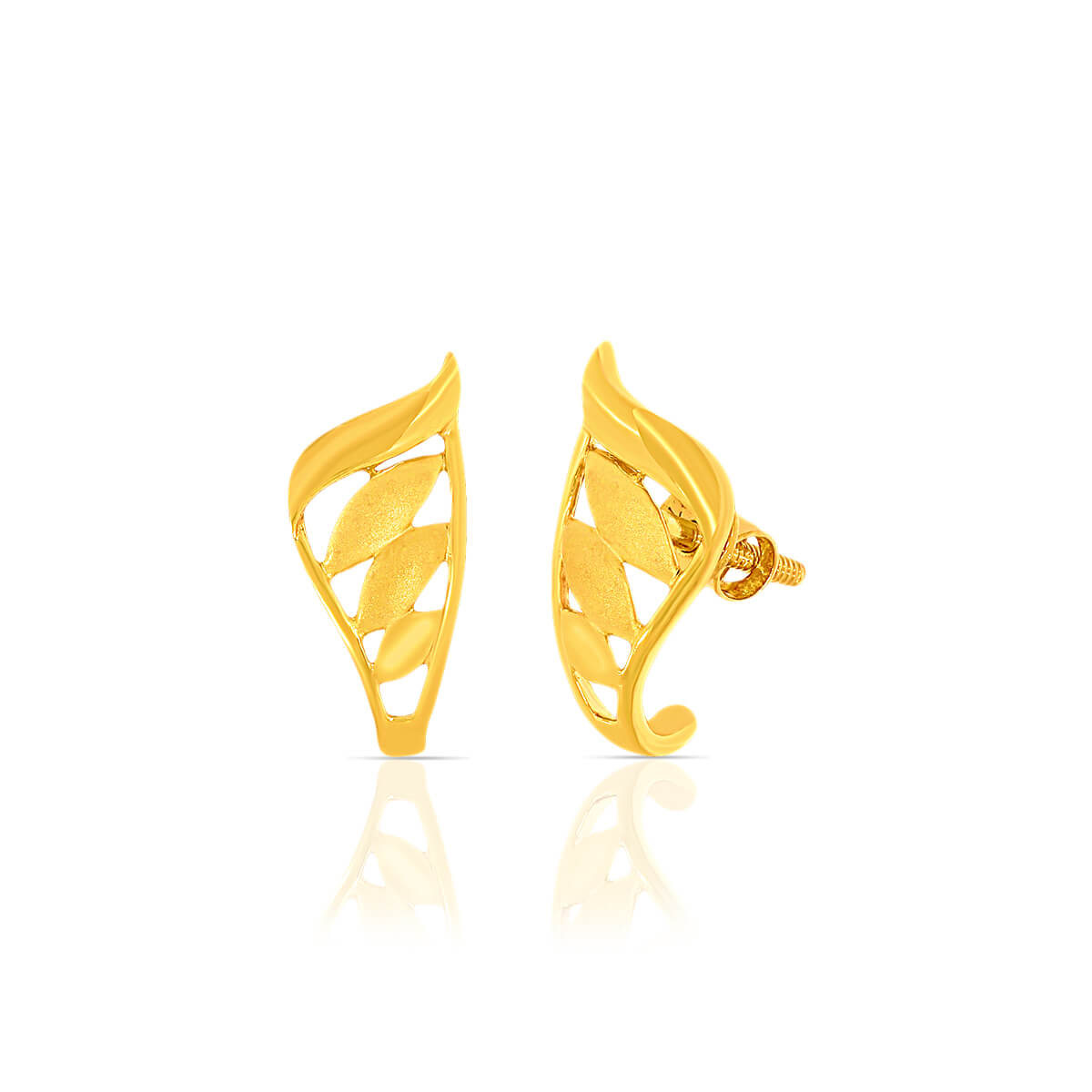 Half Bali Golden Glow Earring with Free Gold Coin