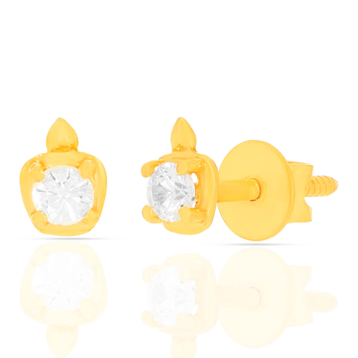 Everyday Gold CZ Sparkle Studs