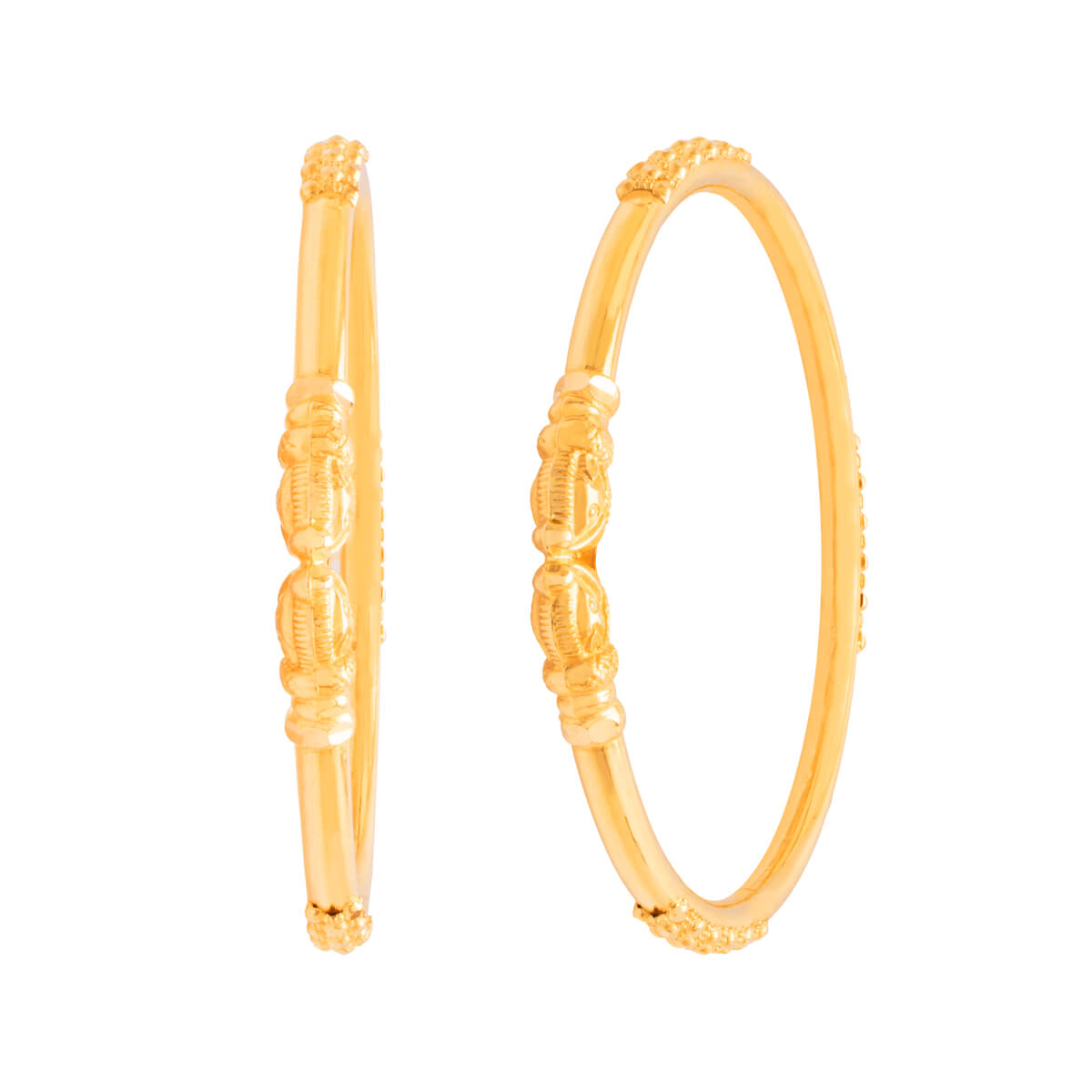 Harila Gold Bangle with Free Gold Coin