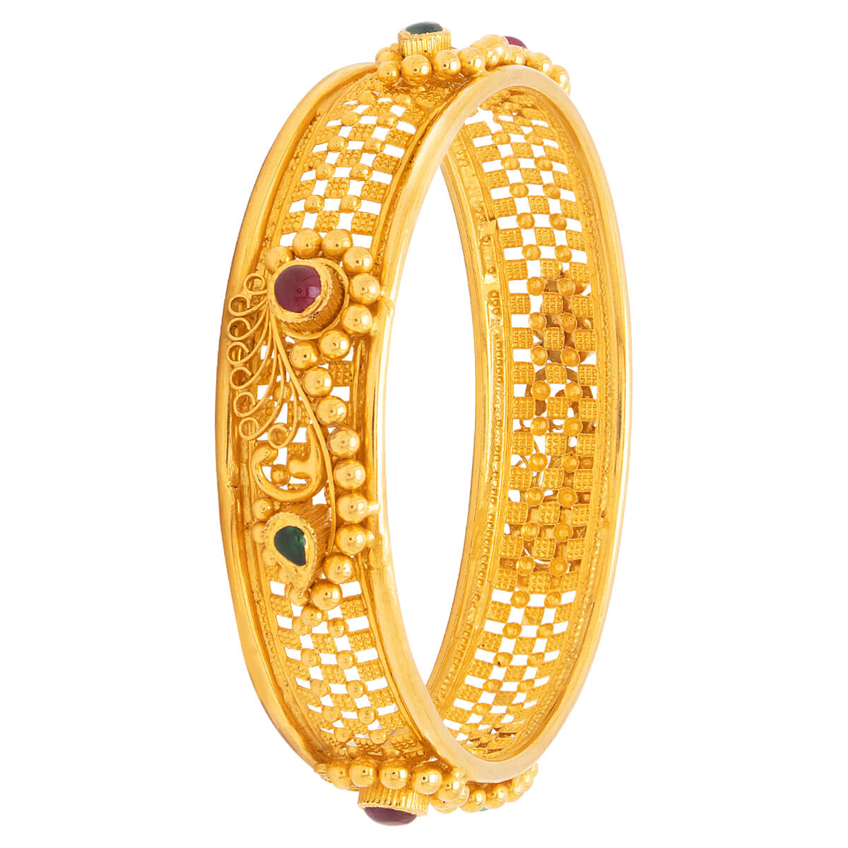 Myra Gold Bangle with Free Gold Coin