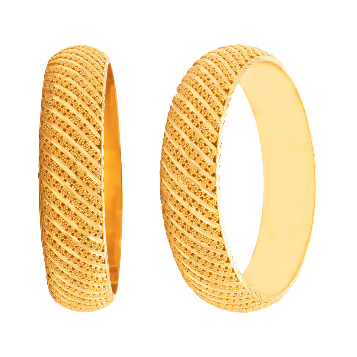 Parinay Gold Bangle with Free Gold Coin