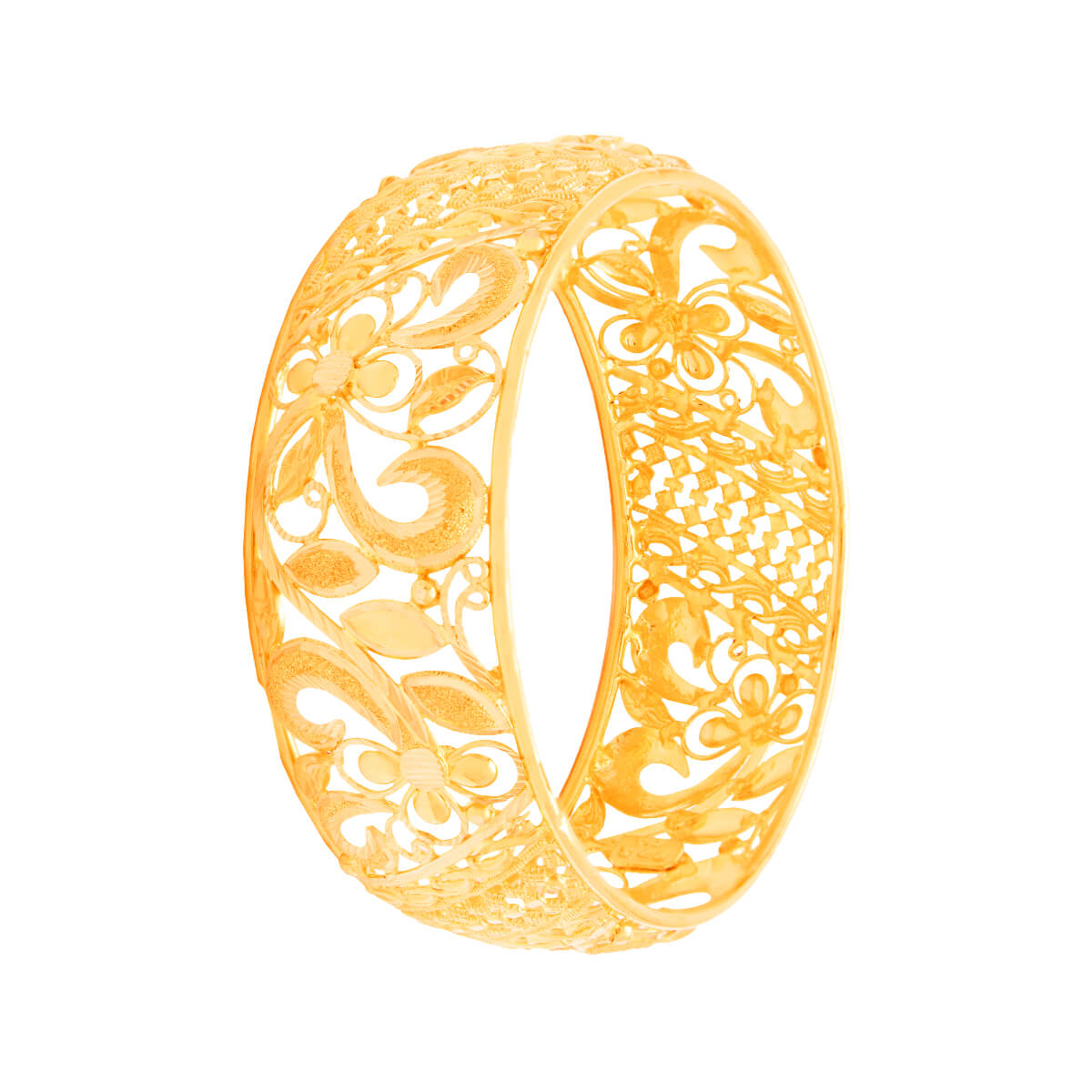 Prathva Gold Bangle with Free Gold Coin