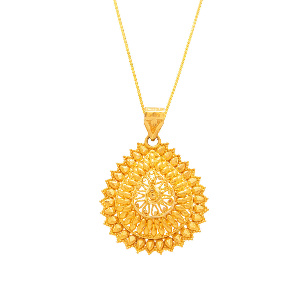 Gayasha Gold Locket with Free Gold Coin