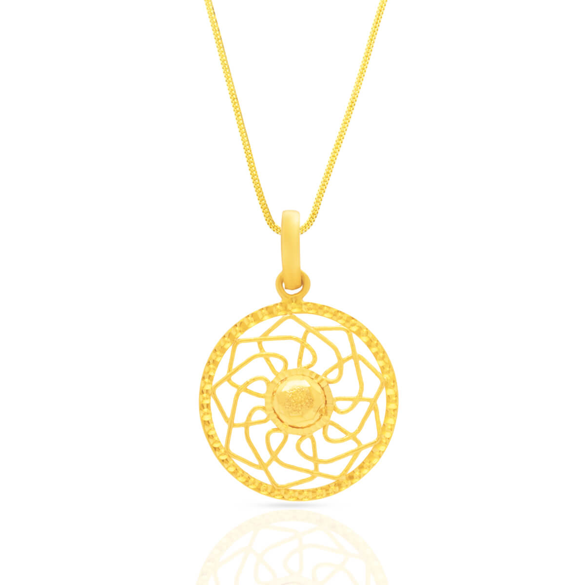 Gold Pendant with Free Gold Coin