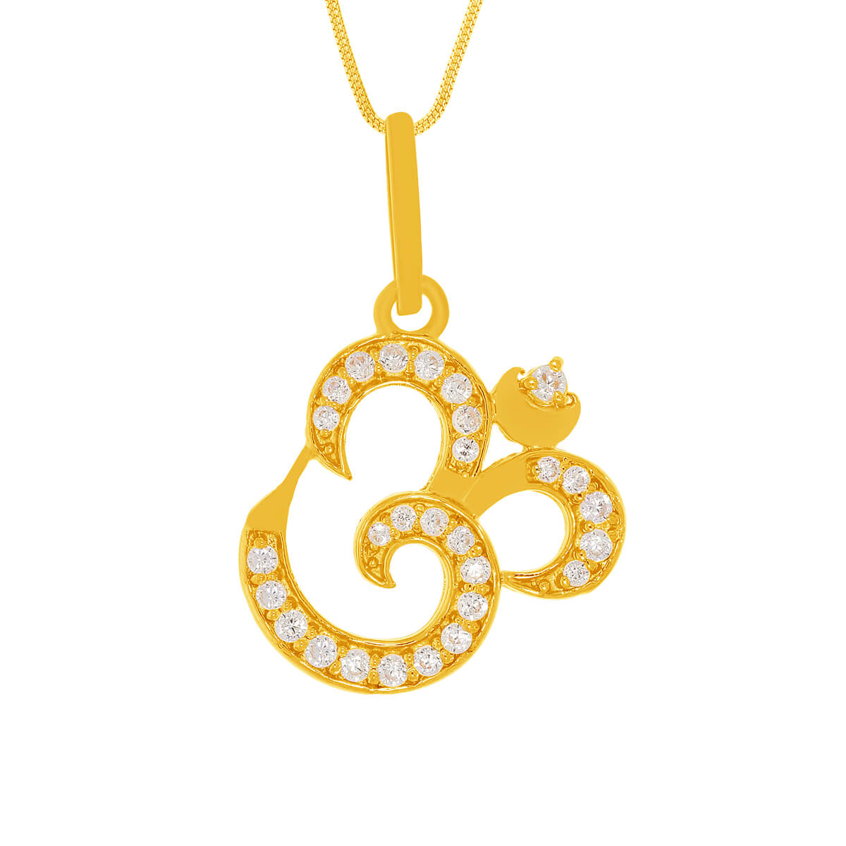 Divine Symbol The Om Gold Pendant